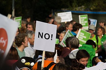 Na Klatovsku znovu protestovali proti záměru na vybudování jaderného úložiště